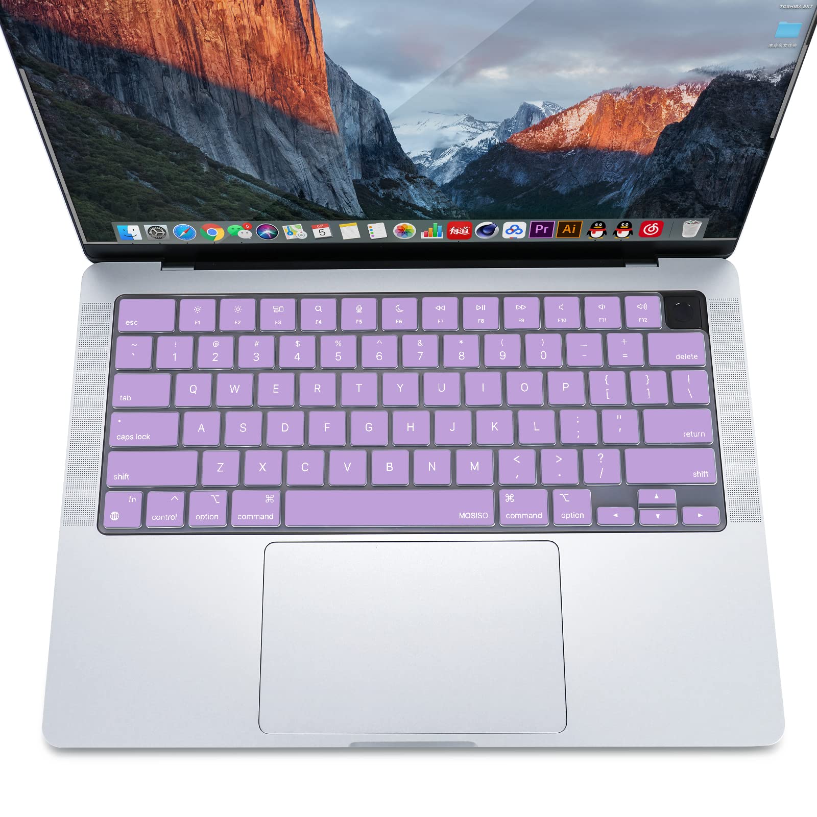 Ultra-Thin Silicone Keyboard Cover for MacBook Air Pro 13-16