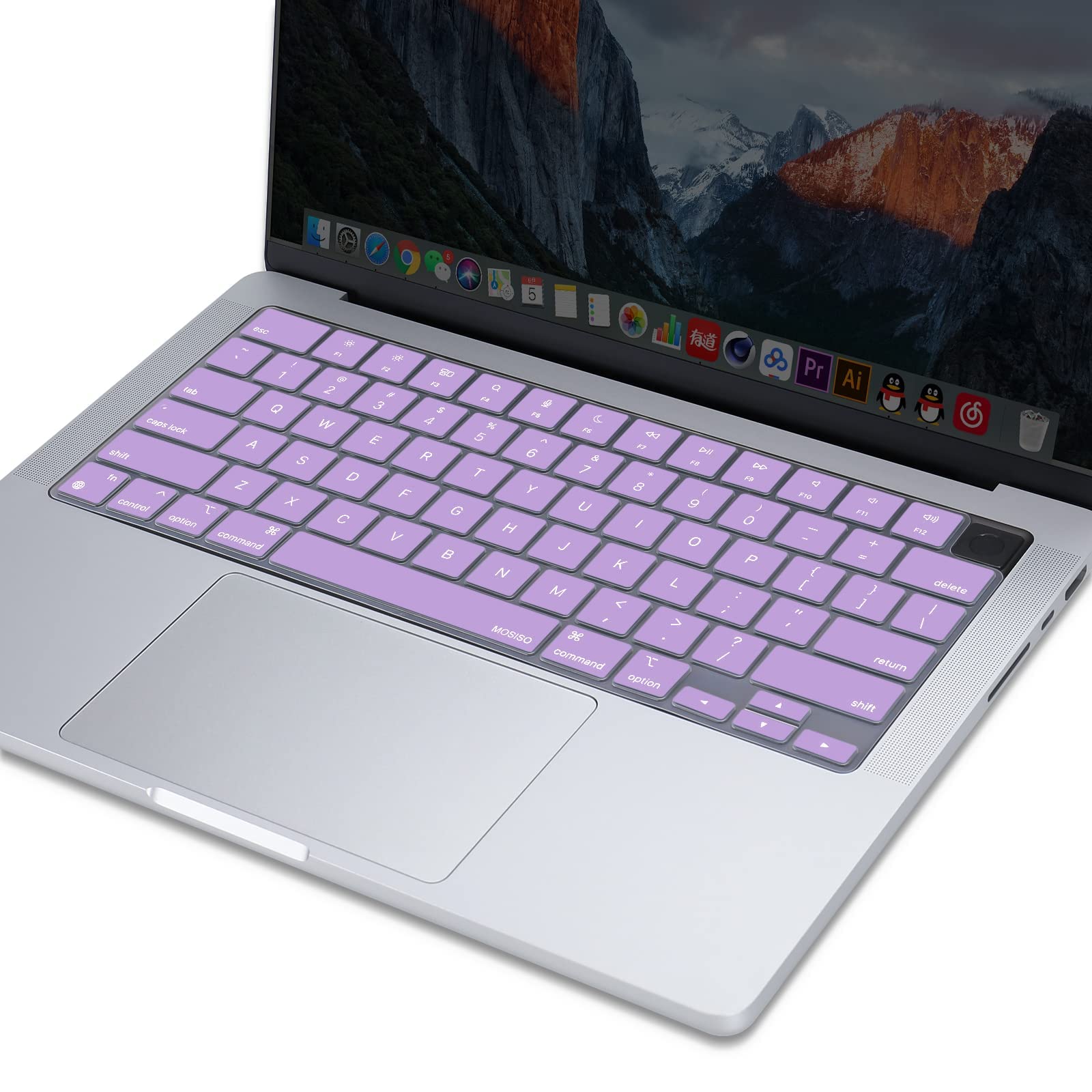 Ultra-Thin Silicone Keyboard Cover for MacBook Air Pro 13-16