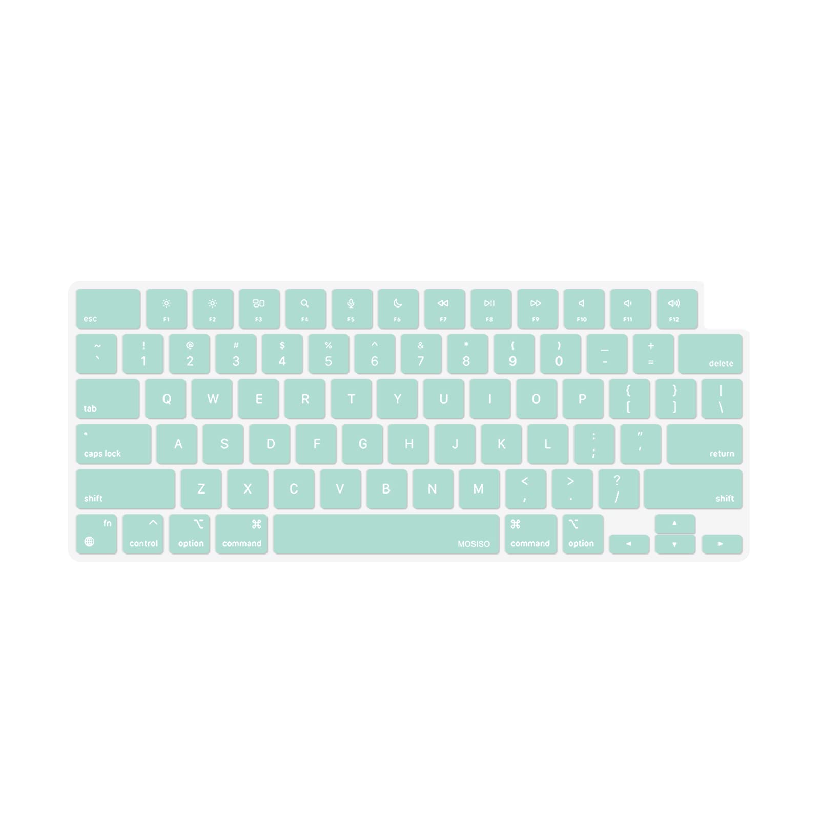 Ultra Thin Keyboard Cover for MacBook Air & Pro, Mint Green