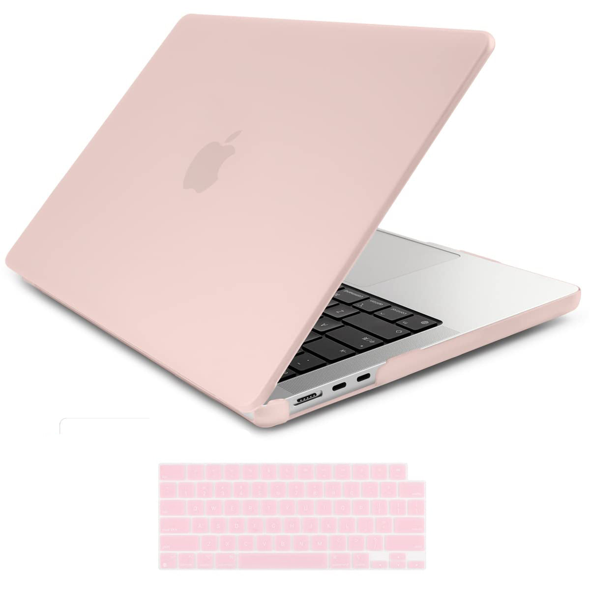 Pink Hard Shell Case + Keyboard Cover for MacBook Air M2 A2681