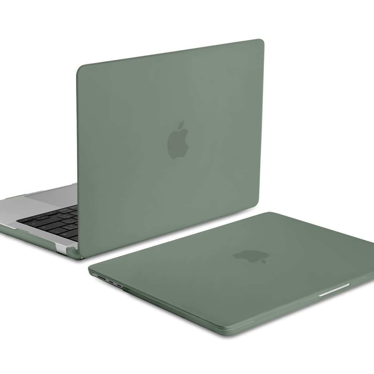 MacBook Air 13 inch Hard Shell Case, Midnight Green 2023 2022 with Keyboard Cover