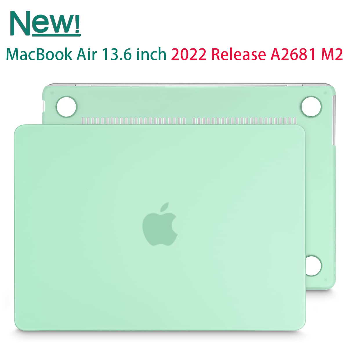 Hard Shell Case & Keyboard Cover for 2023 MacBook Air 13 - Green