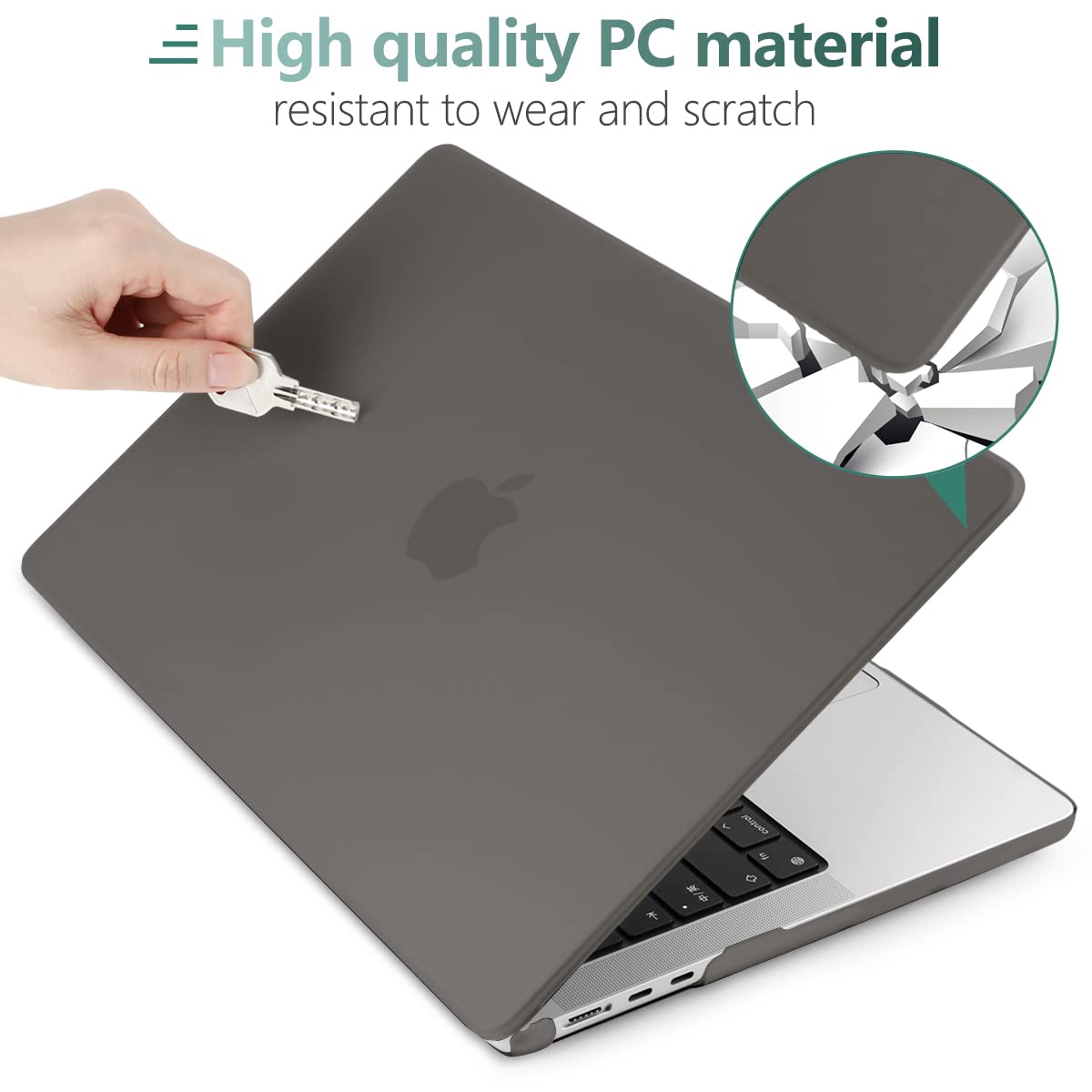 Hard Shell Case & Keyboard Cover for 2023 2022 MacBook Air