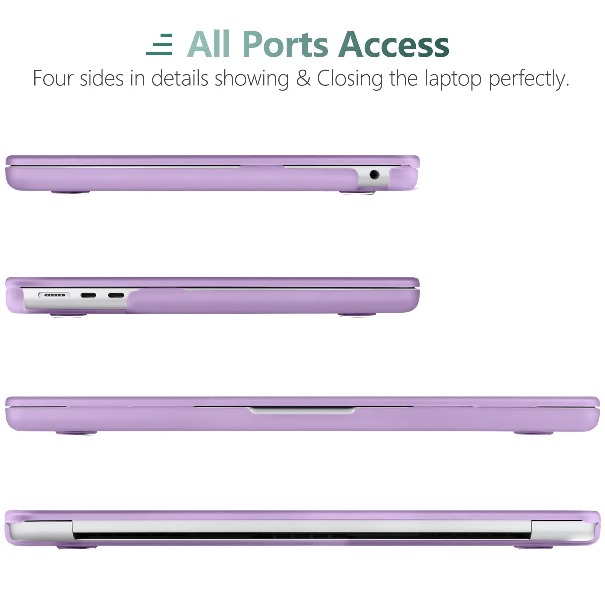 2023-2022 MacBook Air 13in Hard Shell Case, Purple