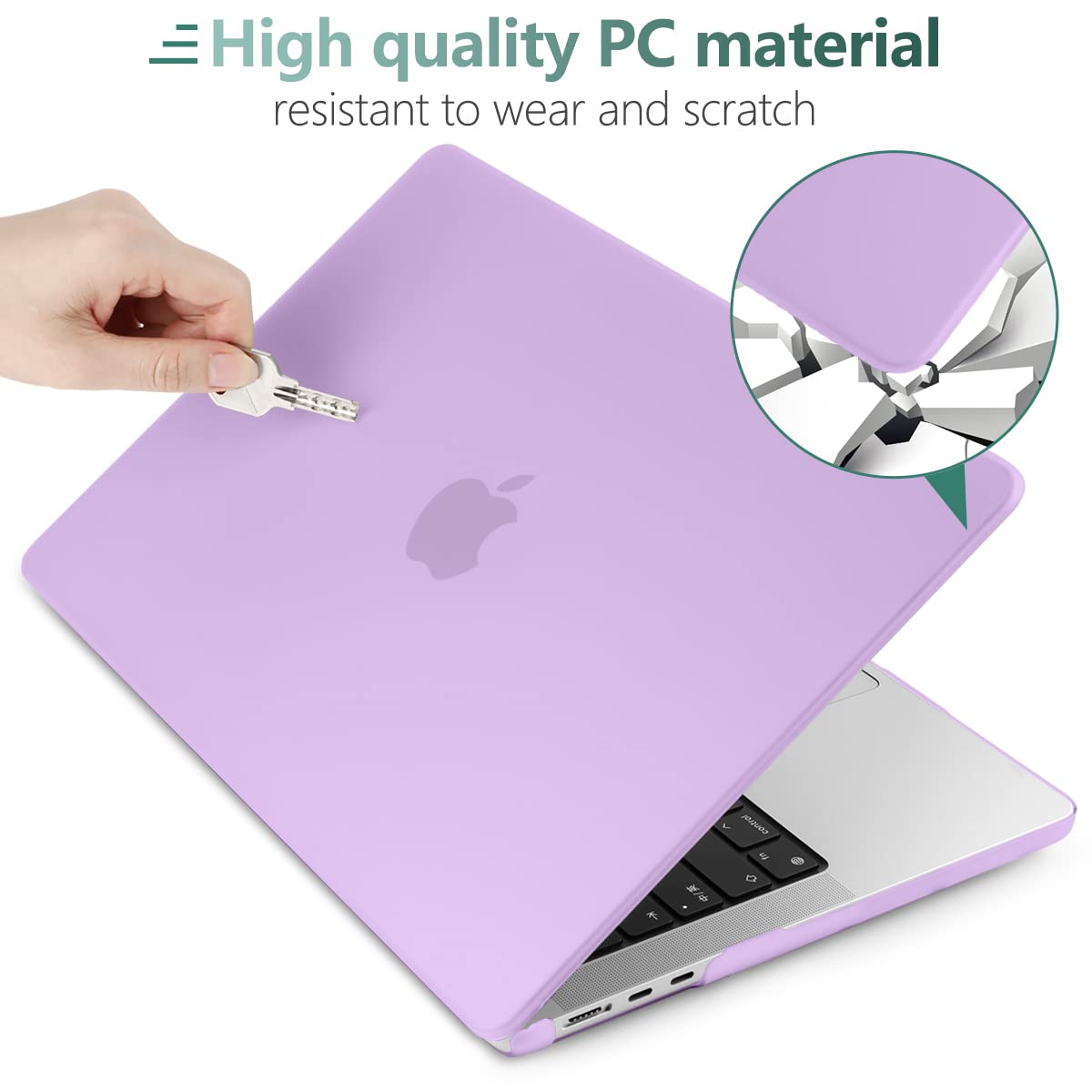 2023-2022 MacBook Air 13in Hard Shell Case, Purple