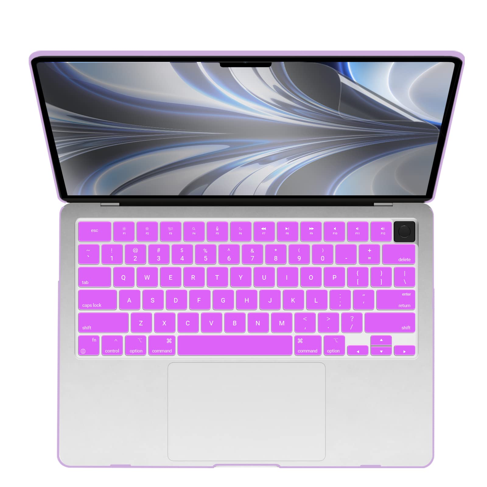 2023-2022 MacBook Air 13in Hard Shell Case, Purple