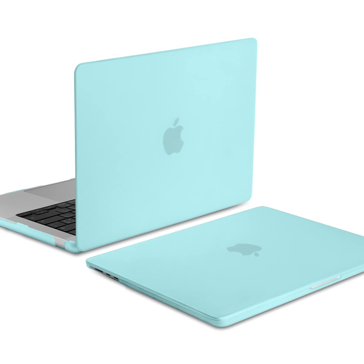 Turquoise Hard Shell Case & Keyboard Cover for 2023-2022 MacBook Air 13 inch M2 A2681