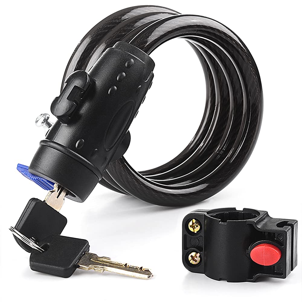 Anticut Weatherproof Bike Cable Lock 1.2m with 2 Keys