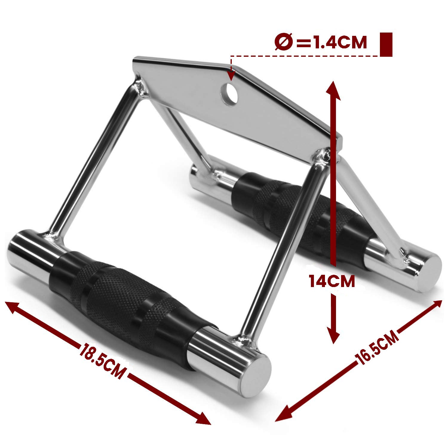 Commercial LAT V Bar V Handle, 400kg Support, Steel