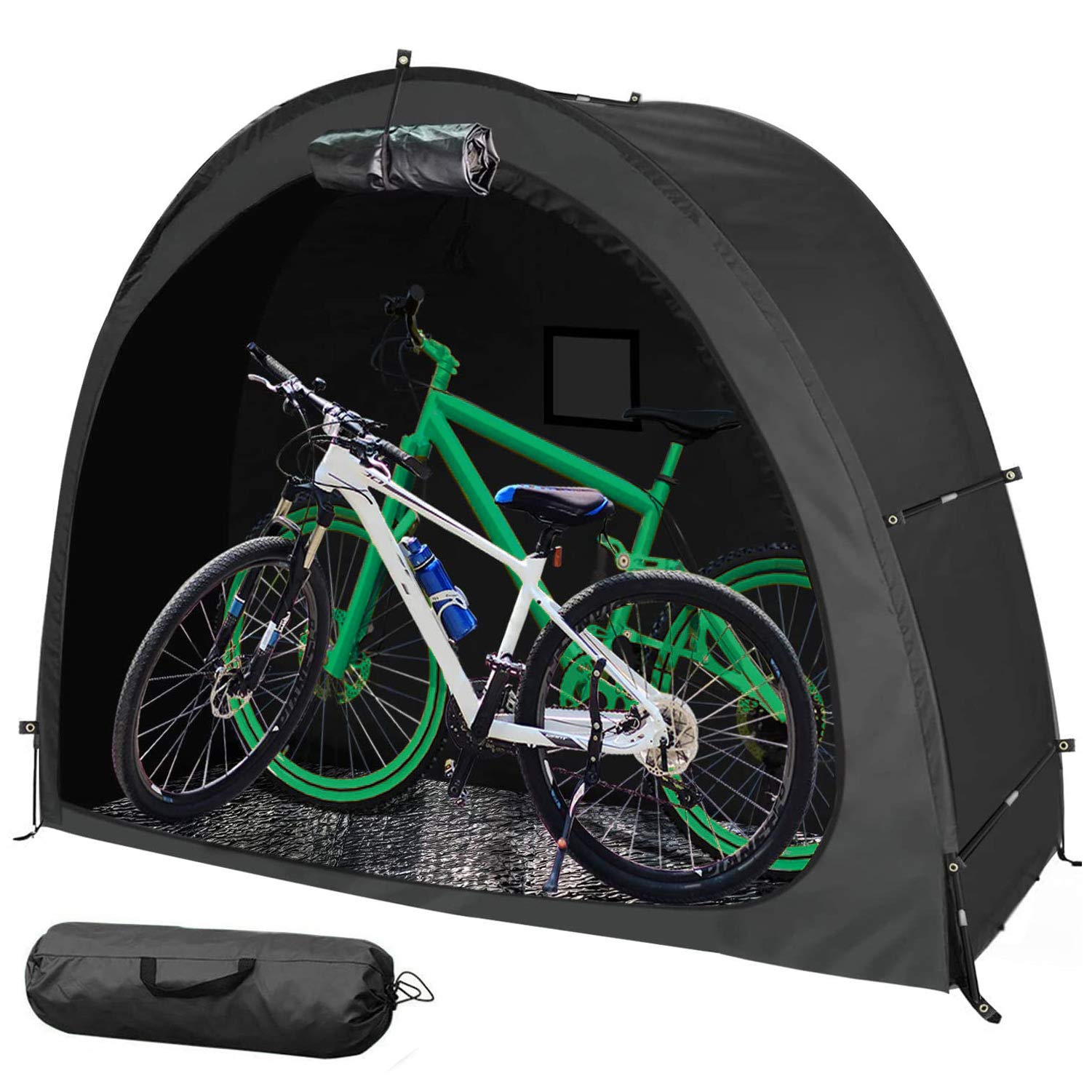 Durable Waterproof Foldable Bike Cover Storage Tent - Large Capacity