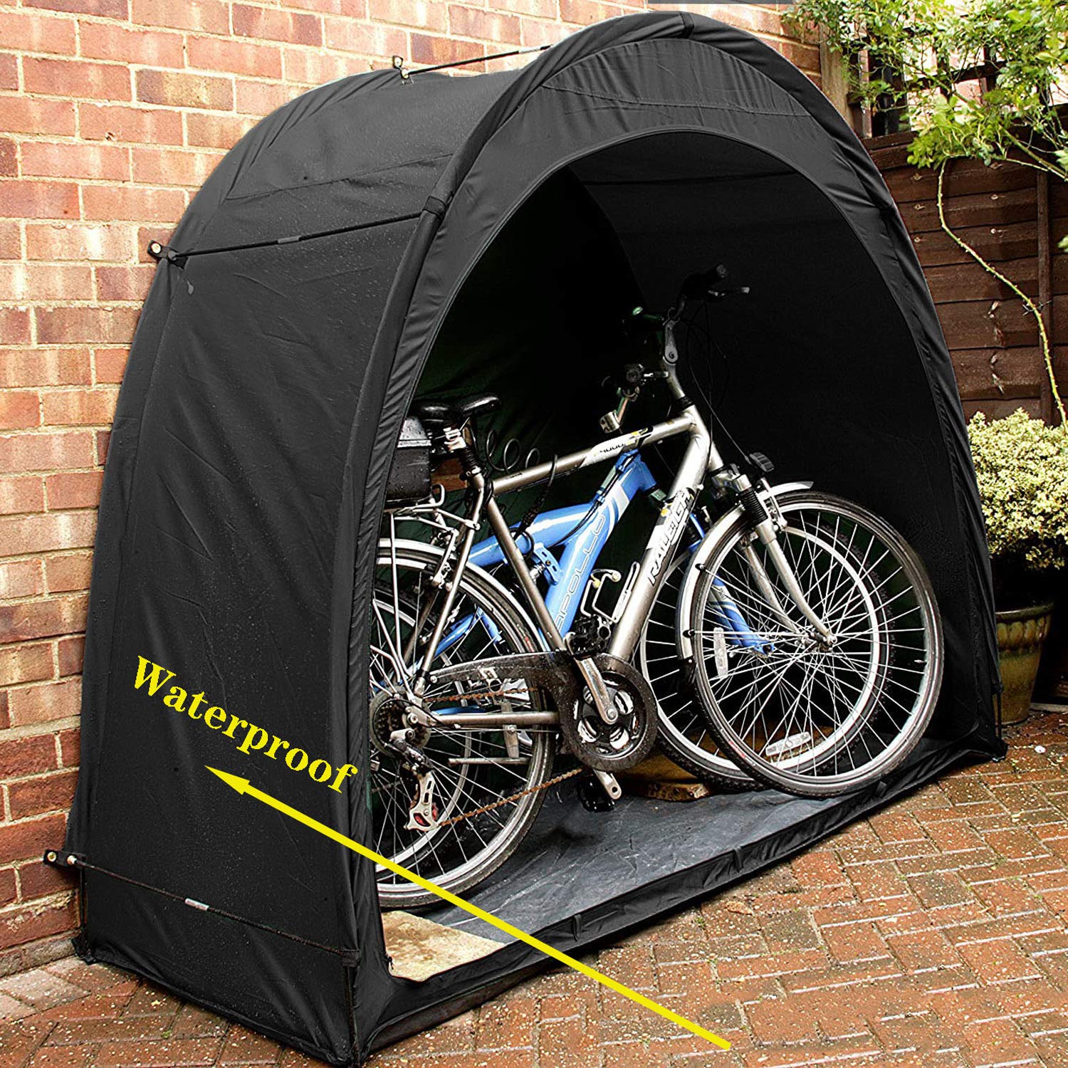 Durable Waterproof Foldable Bike Cover Storage Tent - Large Capacity