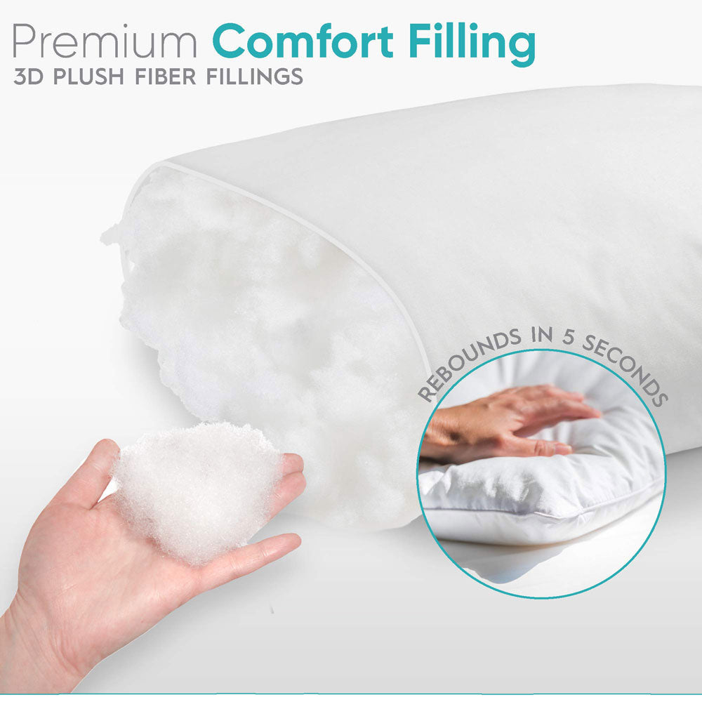 Hypoallergenic Breathable Cotton Hotel Pillows Set of 2