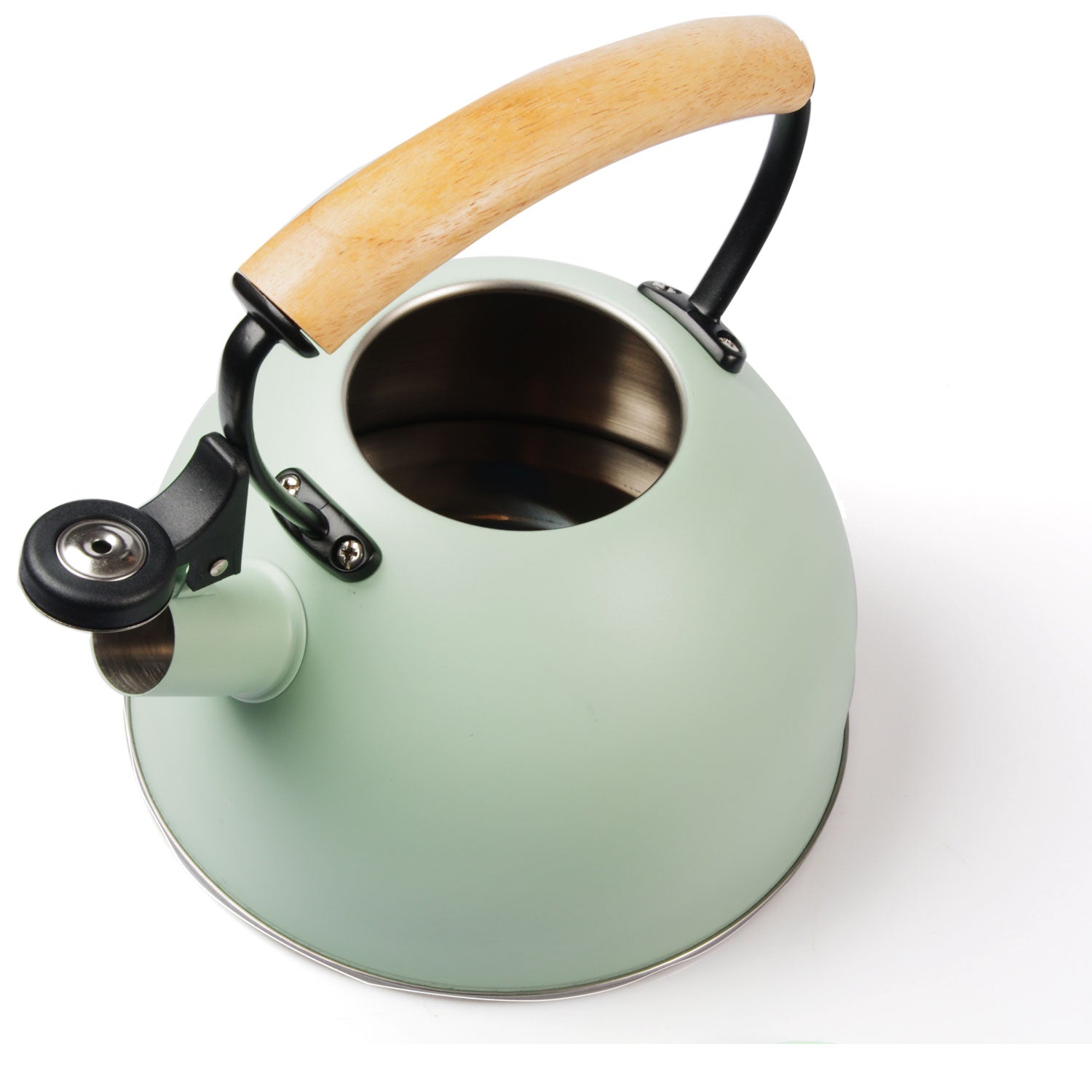 3 Liter Tea Whistling Kettle Stainless Steel Modern Whistling Tea Pot for Stovetop