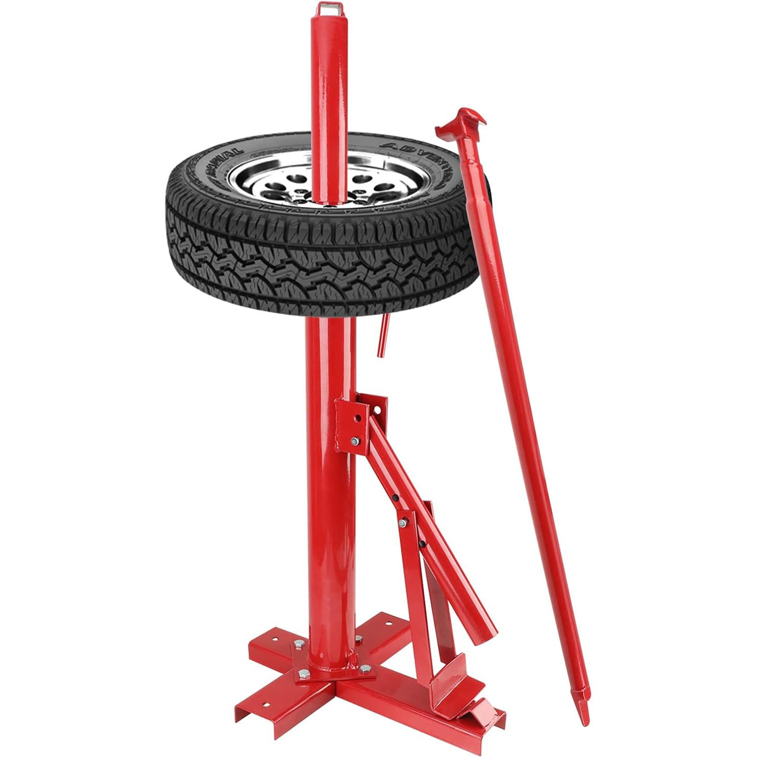 Manual Portable Hand Tyre Changer Bead Breaker Tool Mounting Home Shop Auto