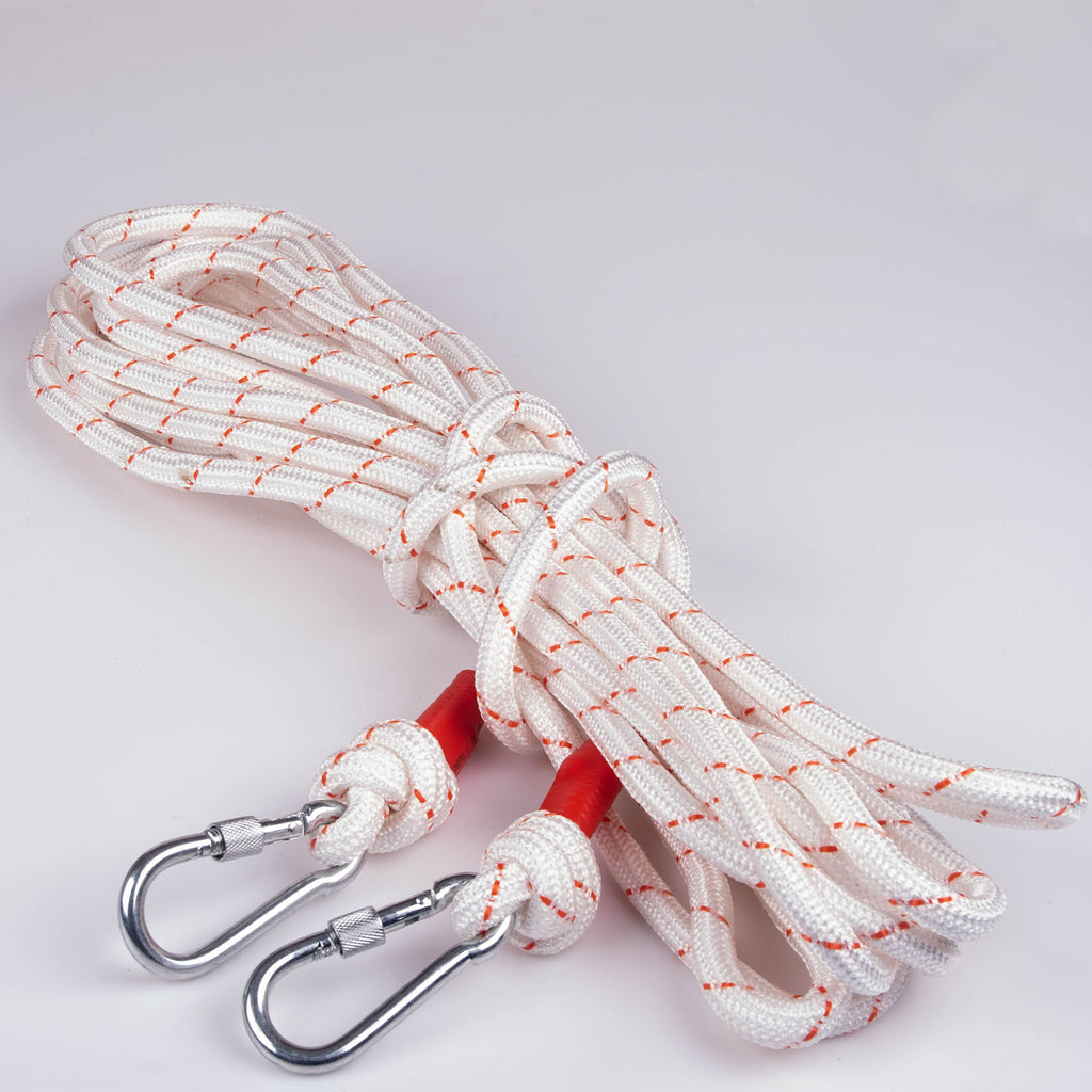 12mm 10m Safety Climbing Rope Nylon Rock Static Outdoor Boat Anchor Ma