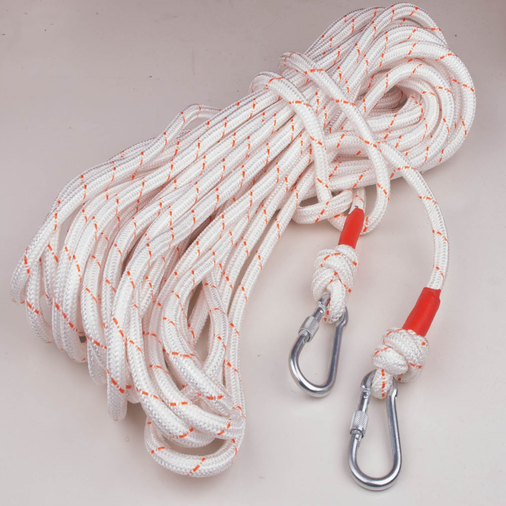 Sub Shop Rope 12mm 20m Safety Climbing Rope Nylon Rock Static Outdoor Boat Anchor Ma