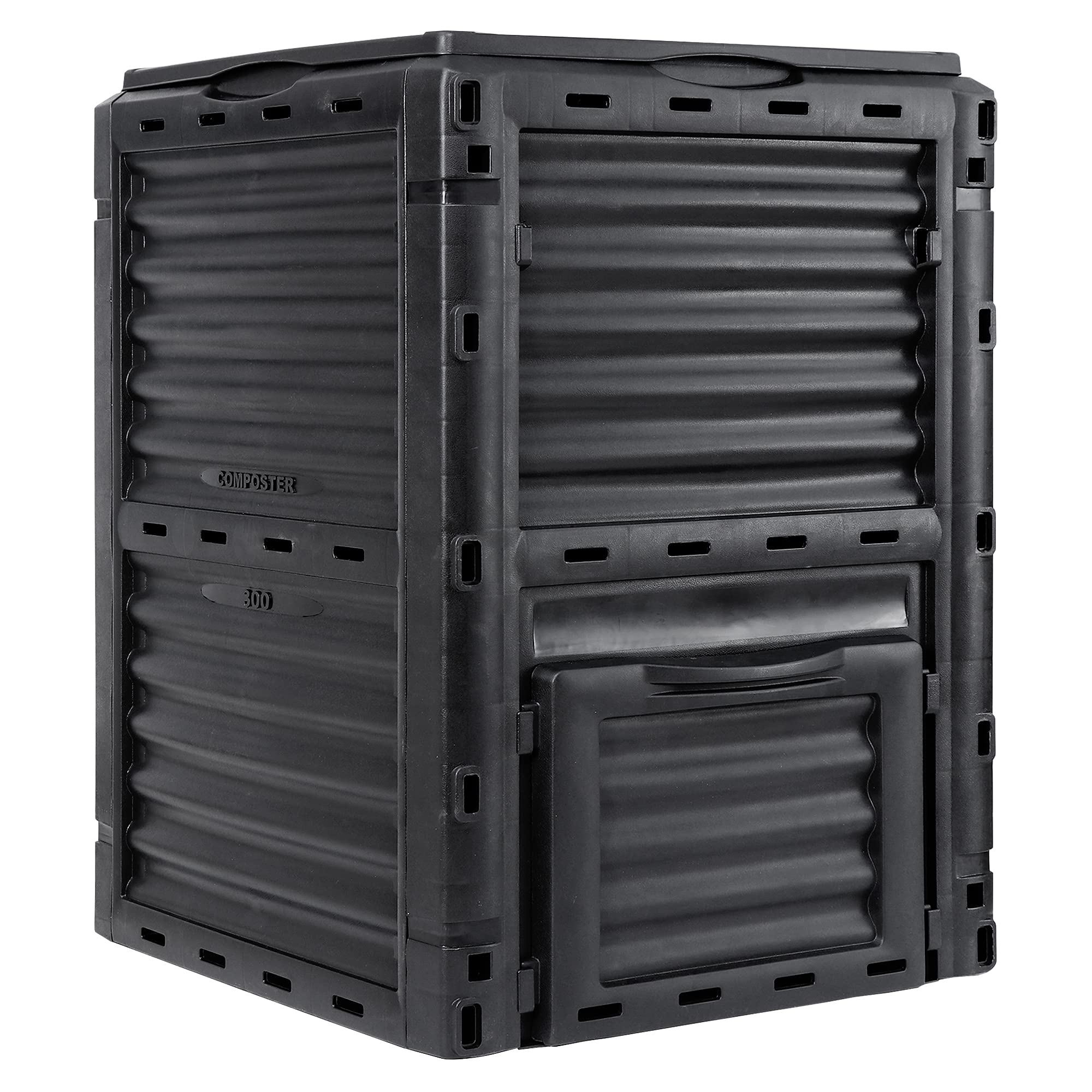 300L BPA-Free Garden Compost Bin with Air Vents