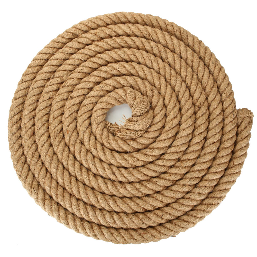 10m Sisal 40mm Rope Natural Twine Cord Thick Jute Hemp Manila Crafting