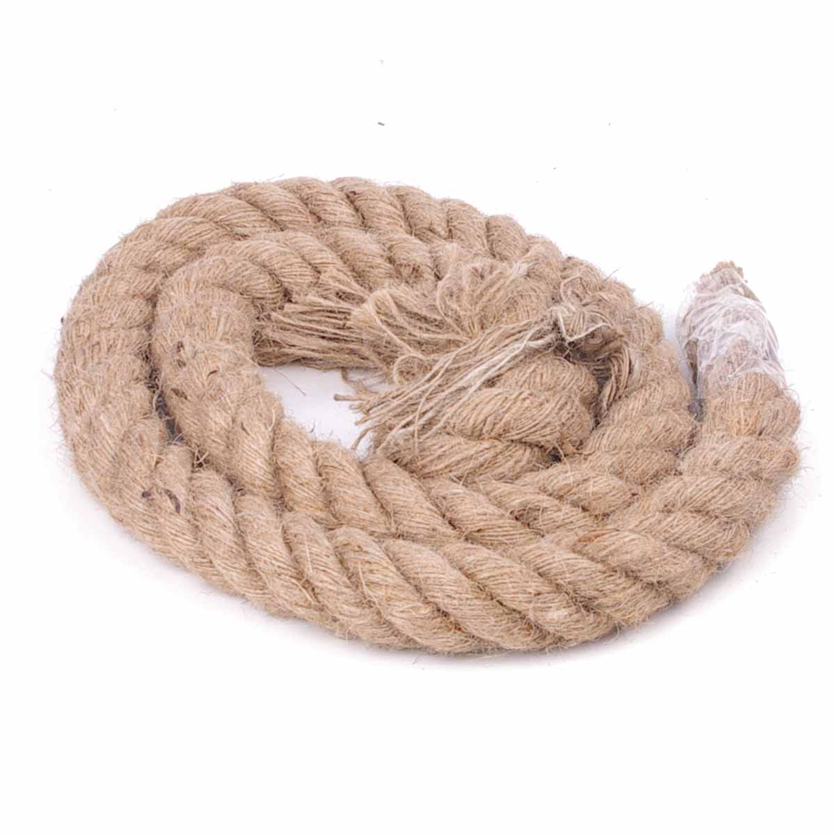 1m Natural 40mm Thick Jute Twine Rope for Crafting & Decor