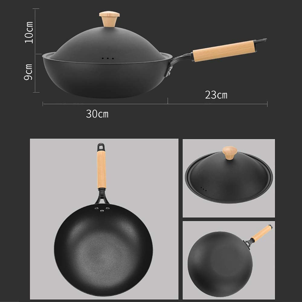 Non-Stick Carbon Steel 6Pcs Cookware Set Induction Safe