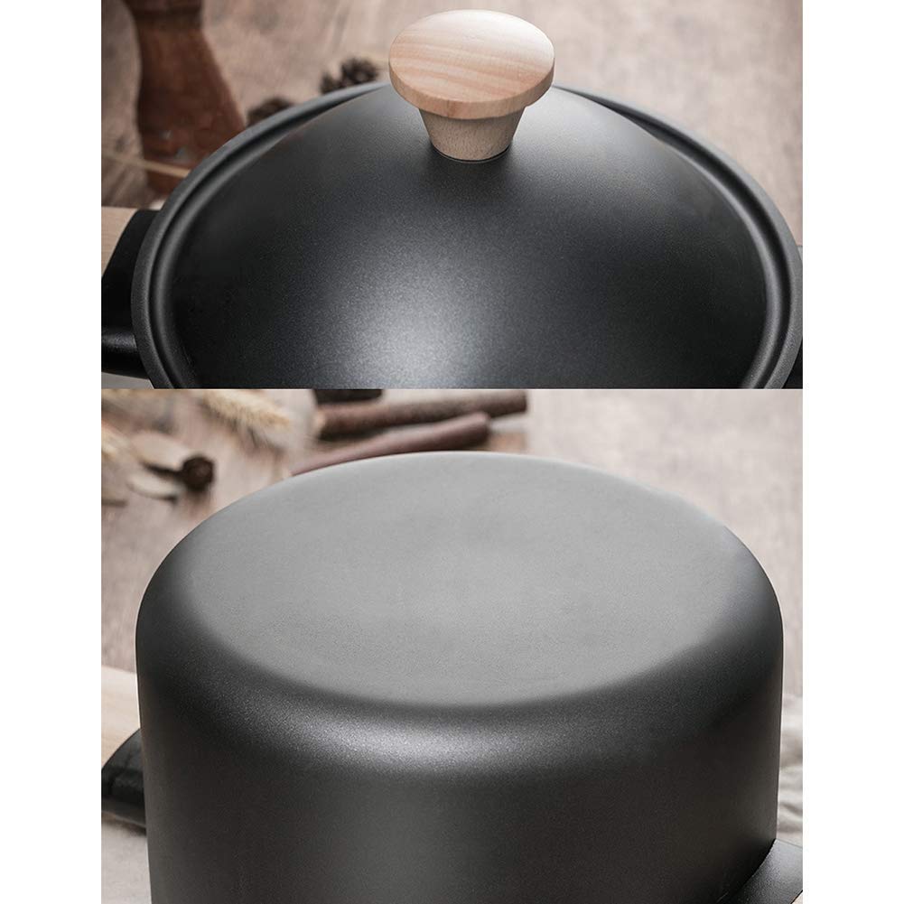 Non-stick Carbon Steel Soup Pot with Lid, 22cm