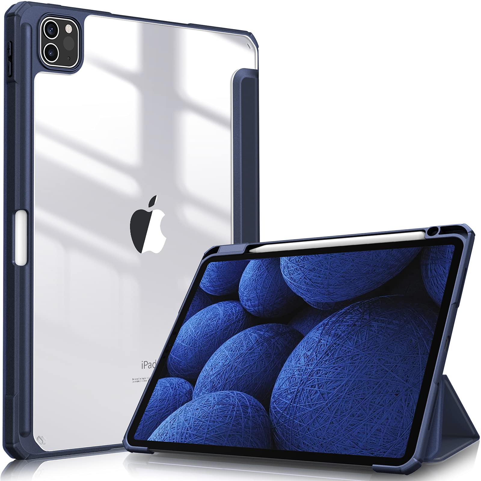 Premium TPU Smart Case for iPad Pro 11 Inch 2020-2022 Navy