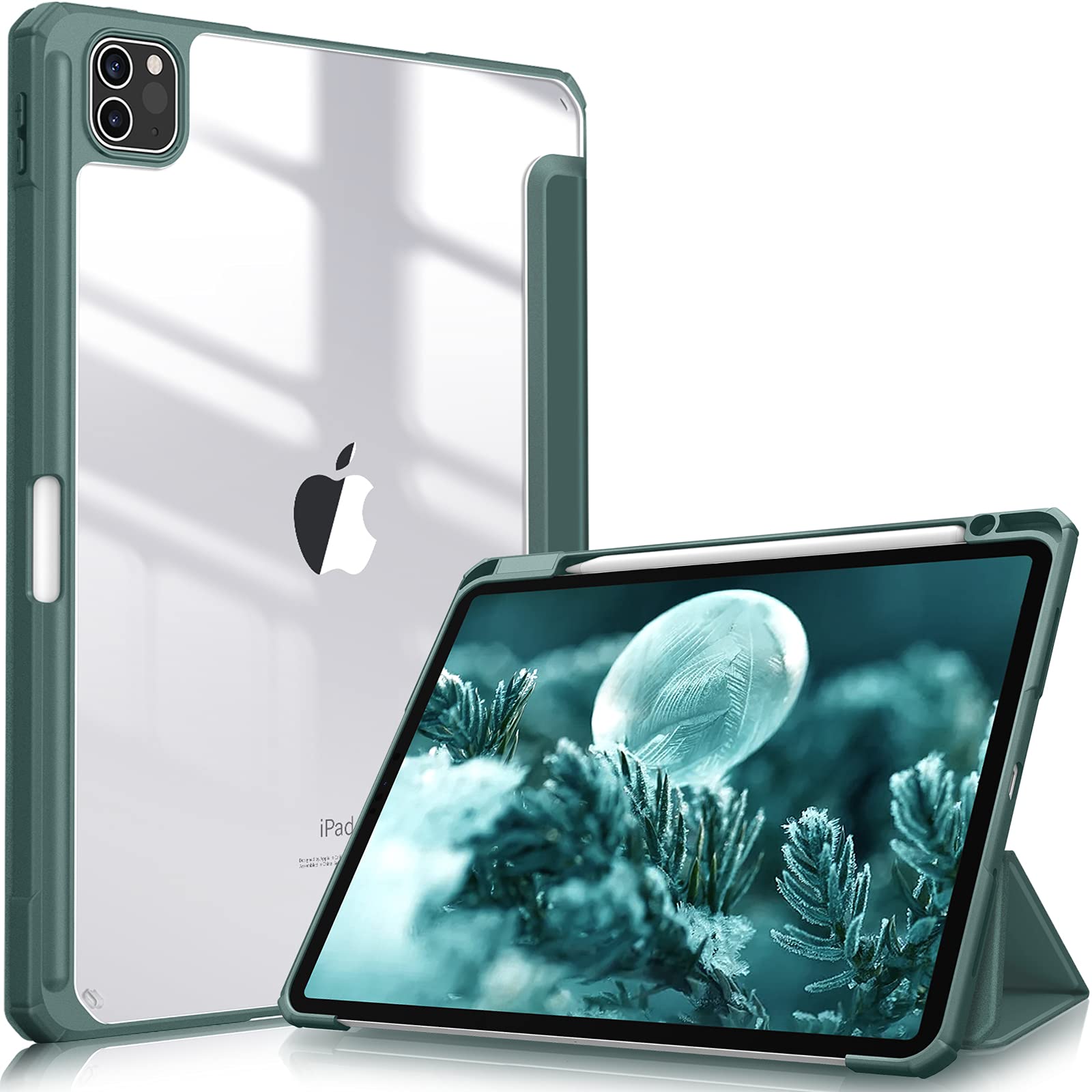 Premium Smart TPU Case iPad Pro 11 Inch, Stand, Pencil Holder