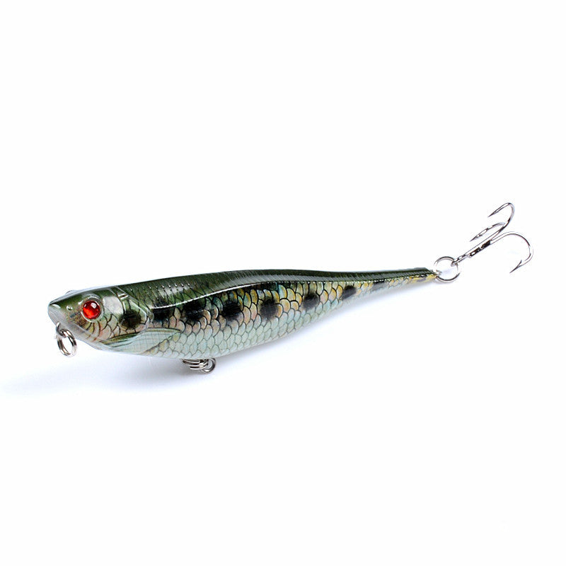 Set of 9 Vibrant 9.9cm Fishing Lures with 3D Eyes for Fresh & Saltwater