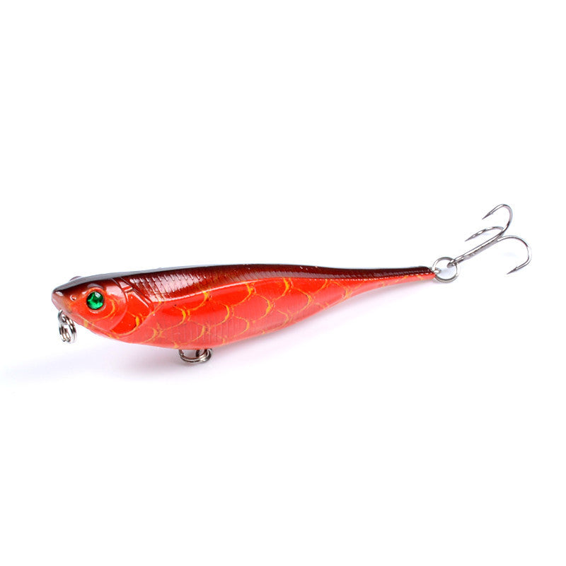 Set of 9 Vibrant 9.9cm Fishing Lures with 3D Eyes for Fresh & Saltwater