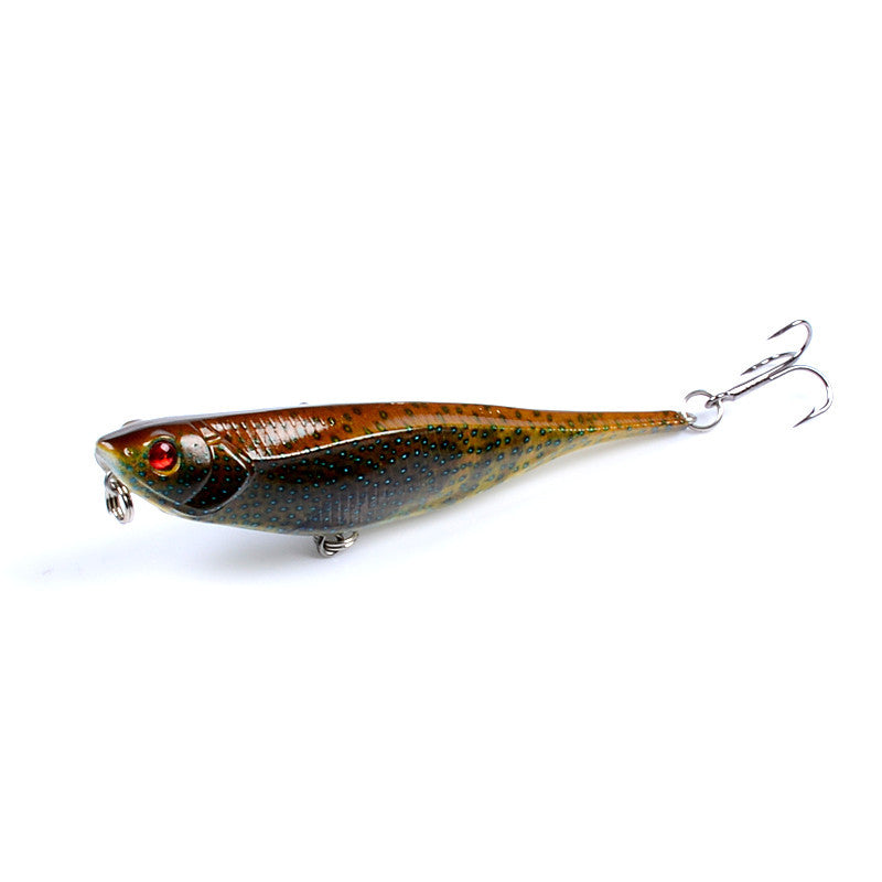 Set of 9 Vibrant 9.9cm Fishing Lures with 3D Eyes for Fresh & Saltwater