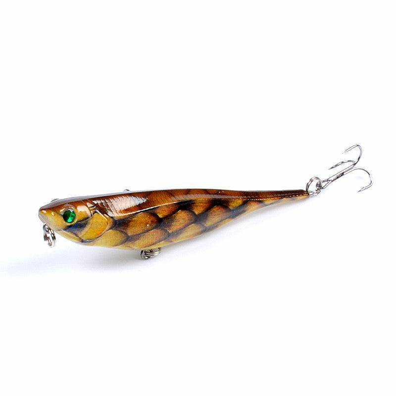 Set of 9 Vibrant 9.9cm Fishing Lures with 3D Eyes for Fresh & Saltwater