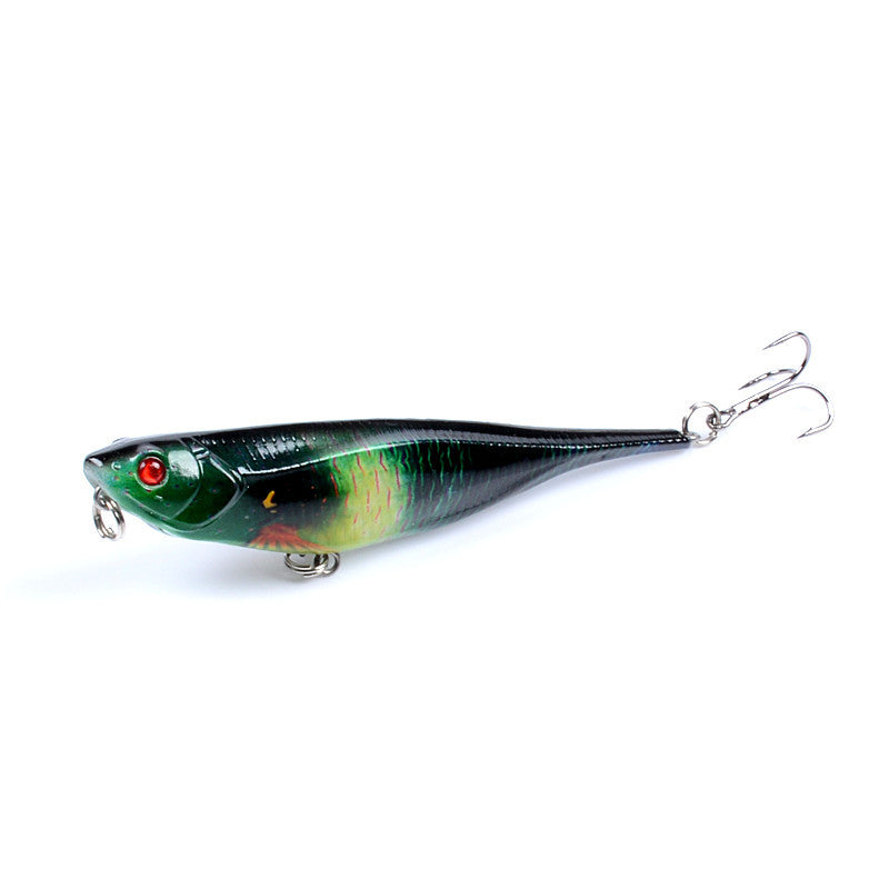 Set of 9 Vibrant 9.9cm Fishing Lures with 3D Eyes for Fresh & Saltwater