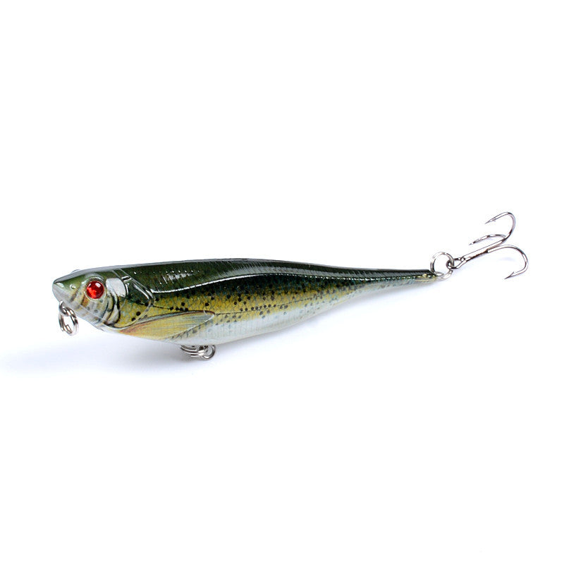 Set of 9 Vibrant 9.9cm Fishing Lures with 3D Eyes for Fresh & Saltwater