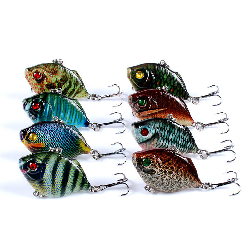 8x 4.5cm Fishing Surface Lures with Sharp Hooks