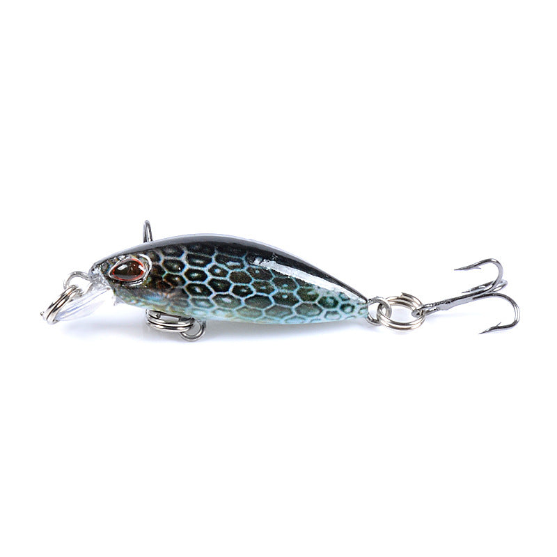 7x 4.1cm Topwater Fishing Lures with Sharp Treble Hooks