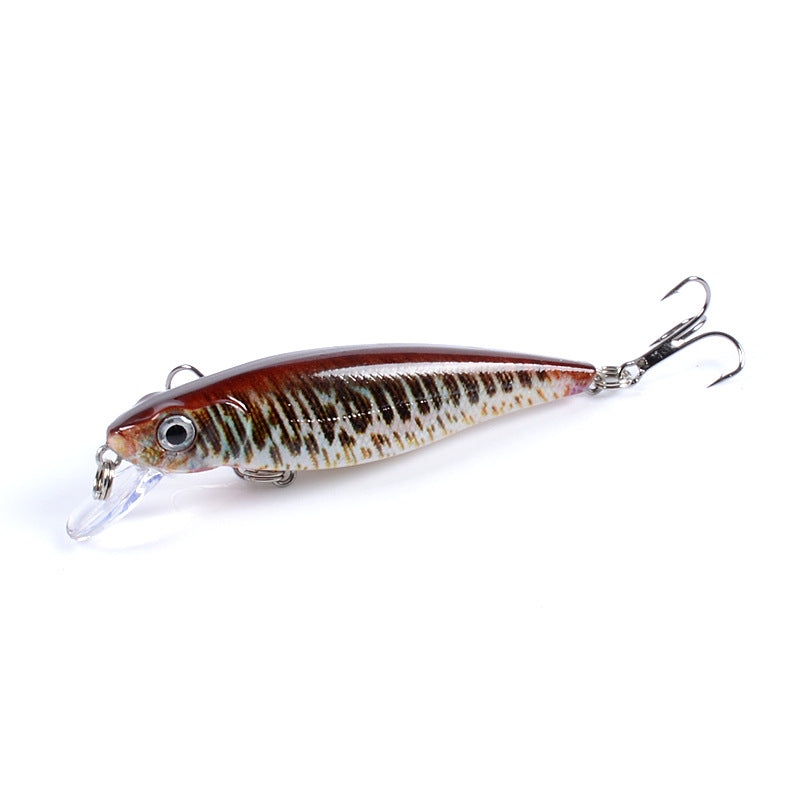 6x 8.6cm Topwater Fishing Lures w/ 3D Eyes & Sharp Hooks