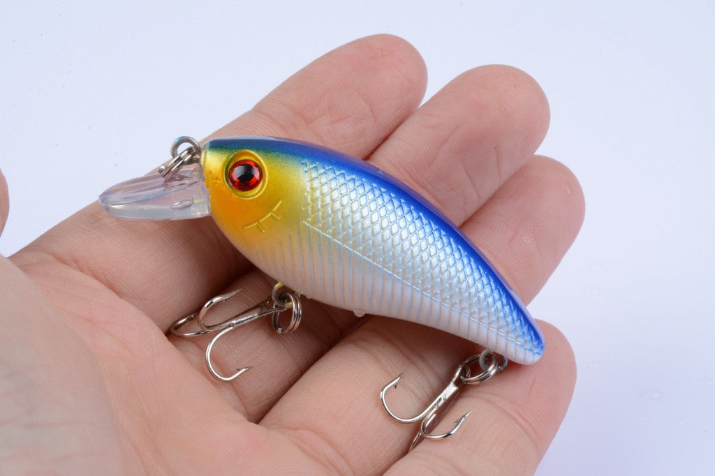 4X 6.5cm Topwater Fishing Lures, Vibrant Colors, Saltwater