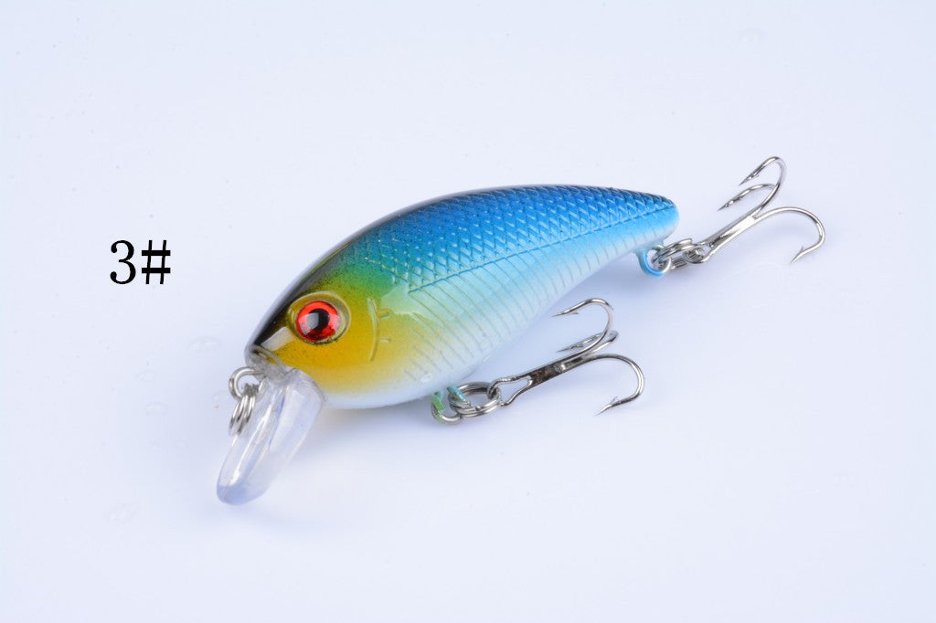 4X 6.5cm Topwater Fishing Lures, Vibrant Colors, Saltwater