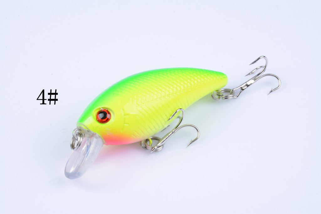 4X 6.5cm Topwater Fishing Lures, Vibrant Colors, Saltwater