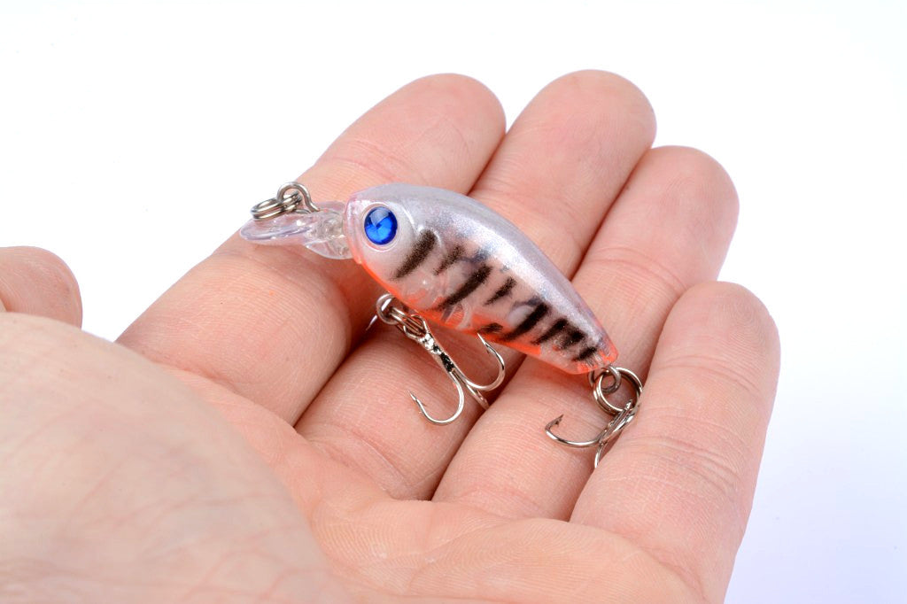 9x 4.5cm Colorful Popper Crank Bait Lures Set Saltwater