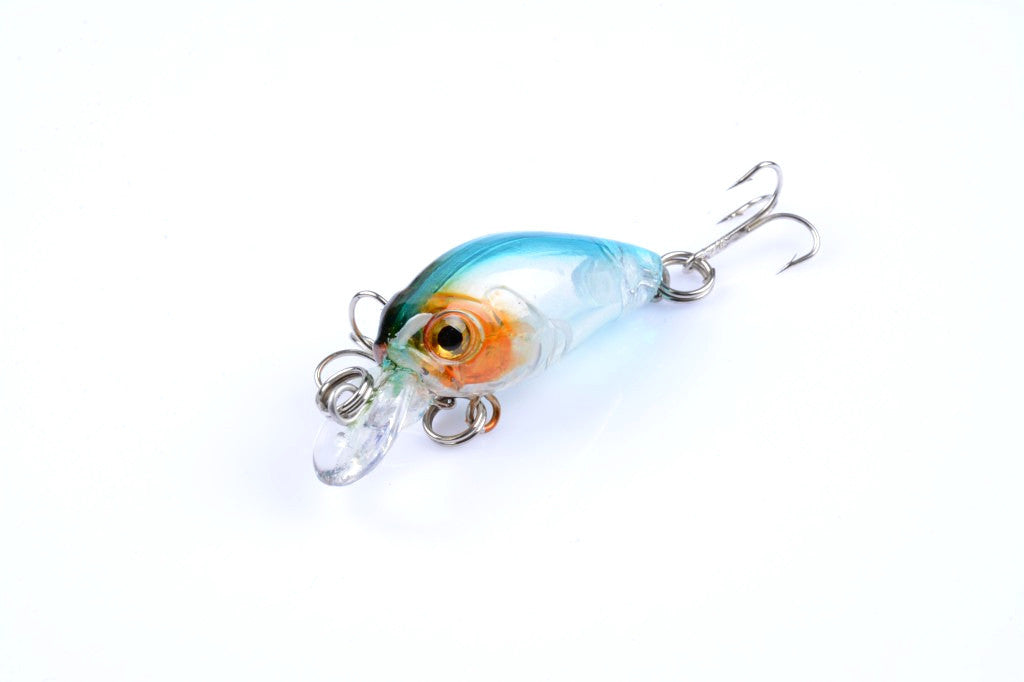 9x 4.5cm Colorful Popper Crank Bait Lures Set Saltwater