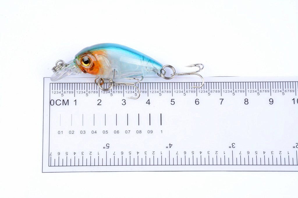 9x 4.5cm Colorful Popper Crank Bait Lures Set Saltwater