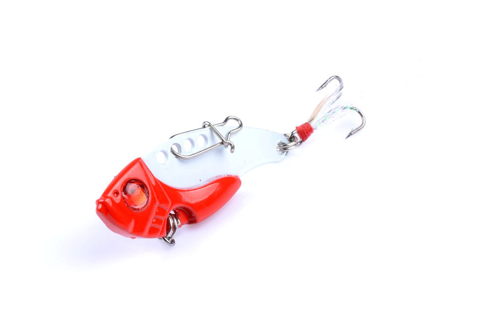 4x 5.5cm Vib Fishing Lures, Sharp Hooks, 3D Eyes