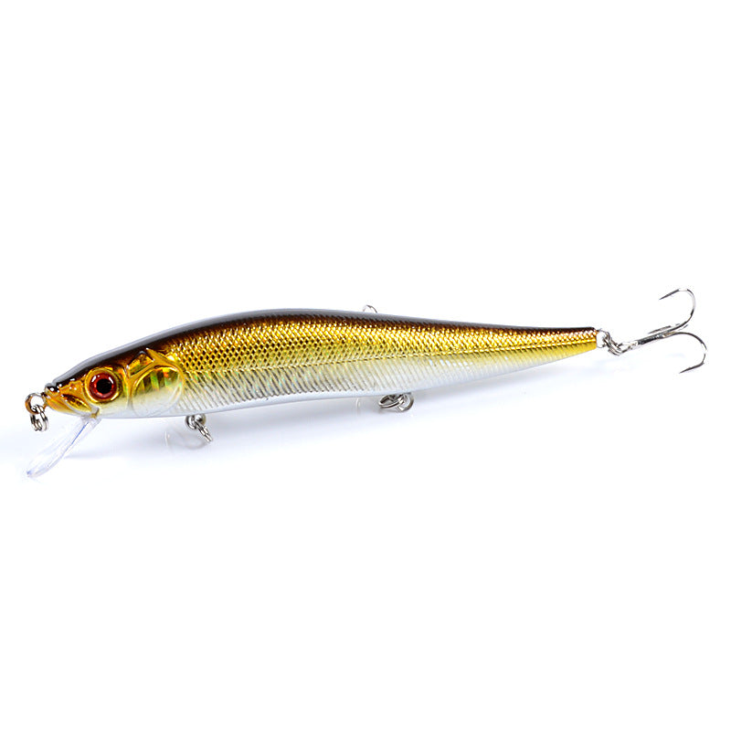 5x Colorful Popper Minnow 14cm Fishing Lures, Sharp Hooks