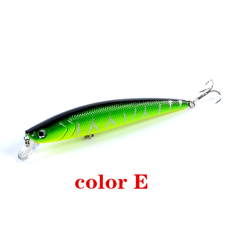 5x 13cm Popper Minnow Fishing Lures, ABS Body, Sharp Hooks