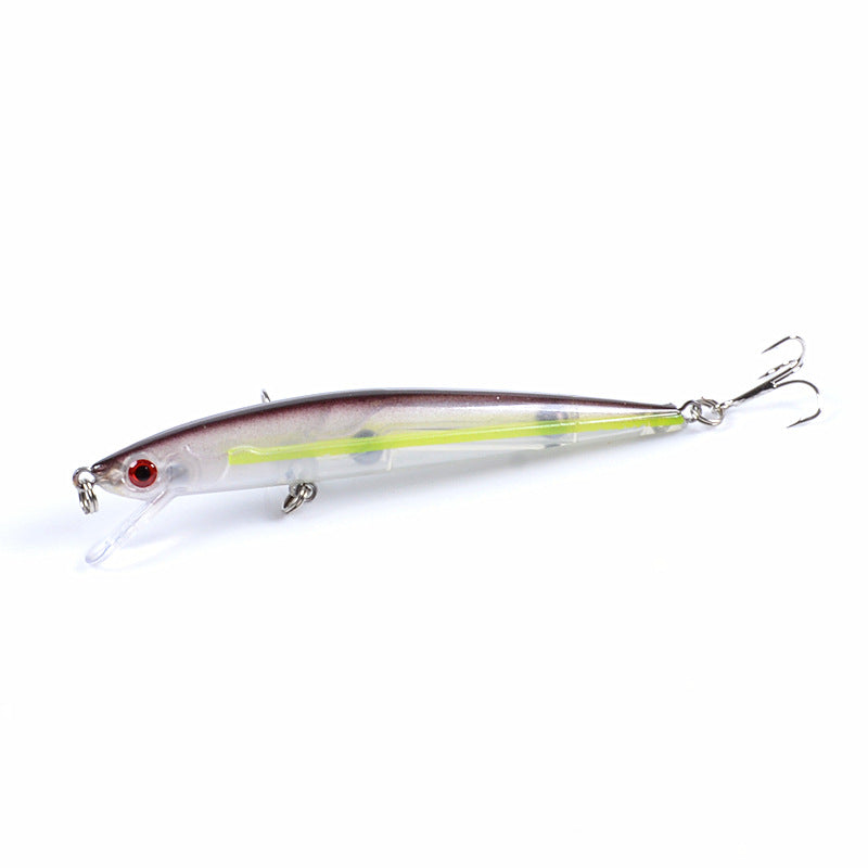 6x Durable 11cm Popper Minnow Fishing Lures - Fresh/Saltwater