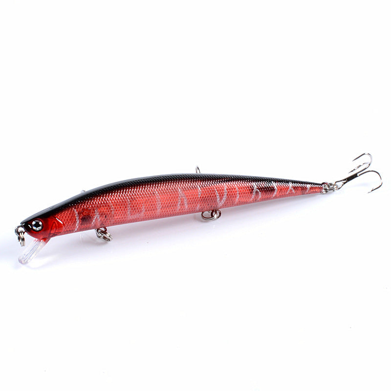 6x 12.5cm Popper Minnow Fishing Lures for Fresh & Saltwater