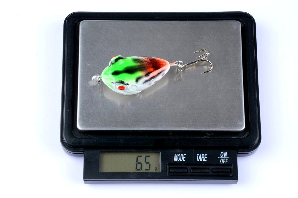 6X 4cm Popper Fishing Lures, Sharp Hooks, 3D Eyes, Durable ABS