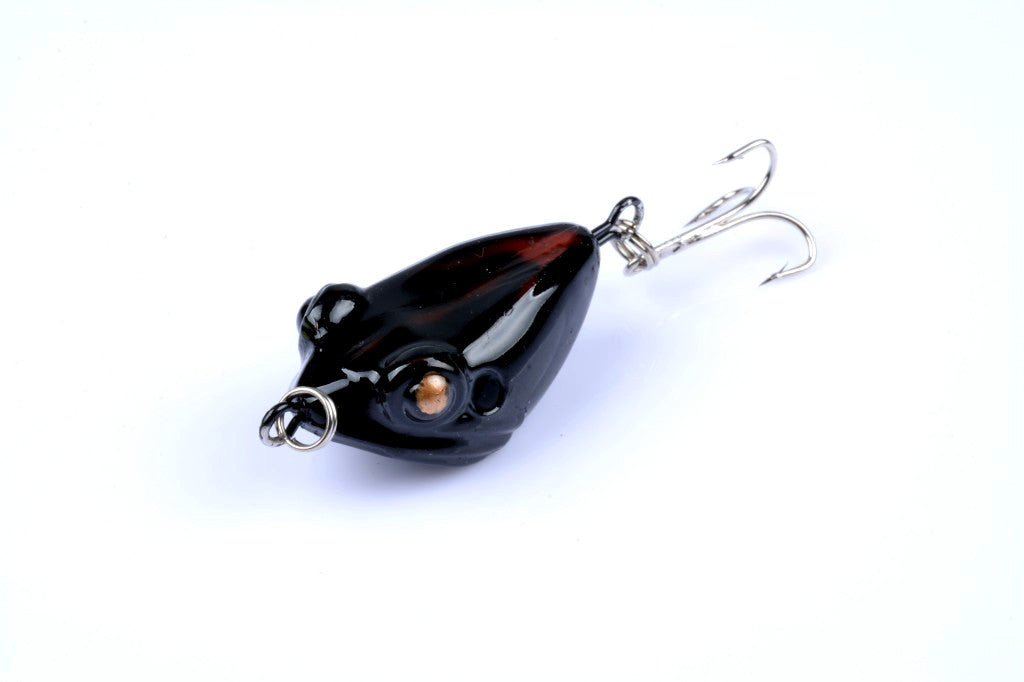 6X 4cm Popper Fishing Lures, Sharp Hooks, 3D Eyes, Durable ABS