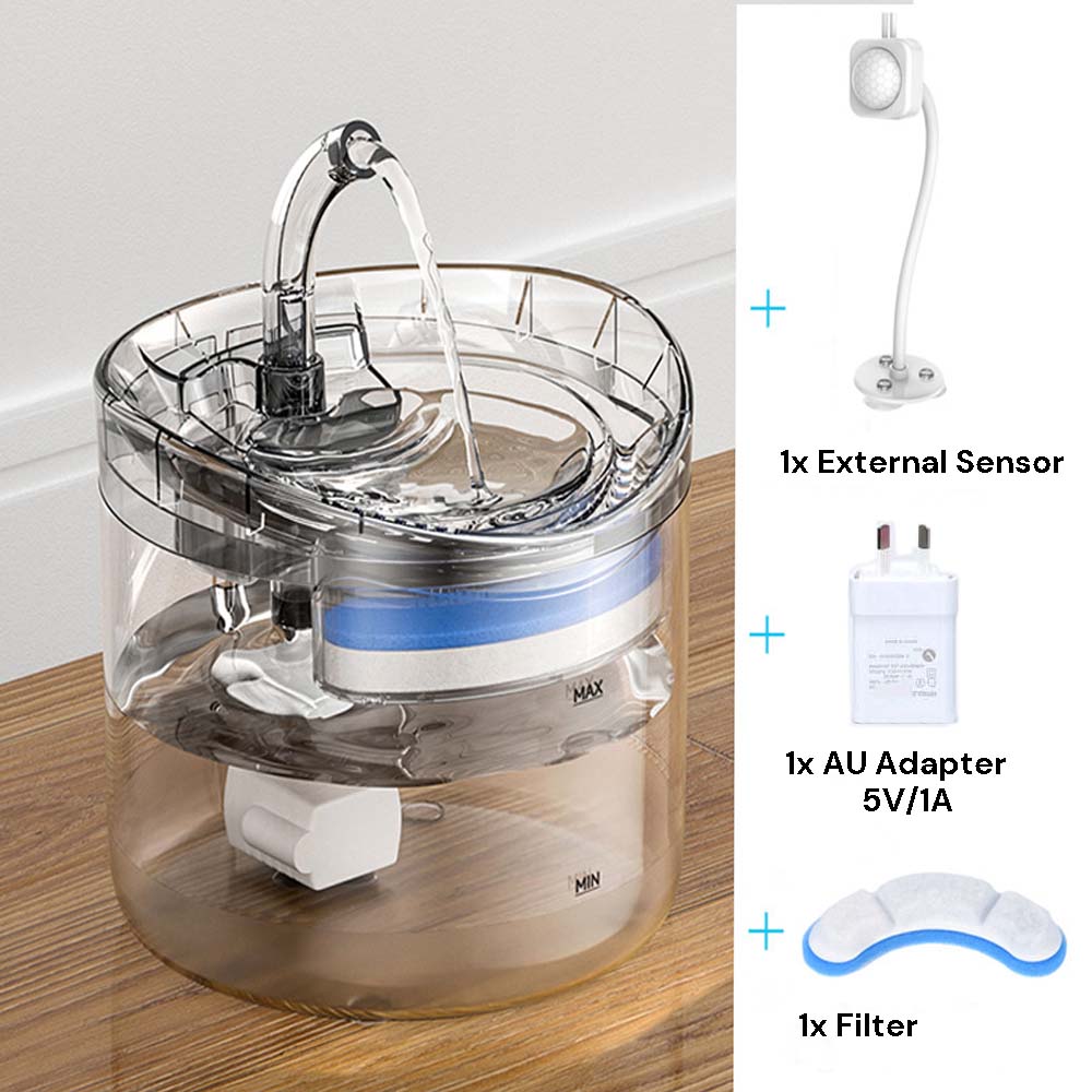 Automatic Cat Dog Water Fountain 1.8L with Sensor